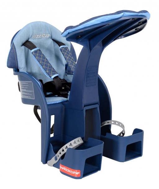 Cyklosedačka WeeRide SafeFront Deluxe, Modrá