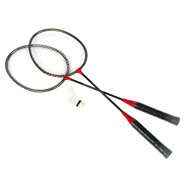 Badmintonová sada Spokey Badmnset, dvě rakety a míček