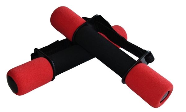 Činky na aerobic molitanové jednoruční 2 x 0,5 kg