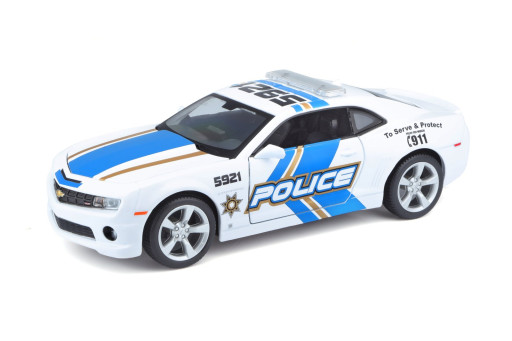 Maisto Chevrolet Camaro SS RS 2010 Policie, Bílé 1:24